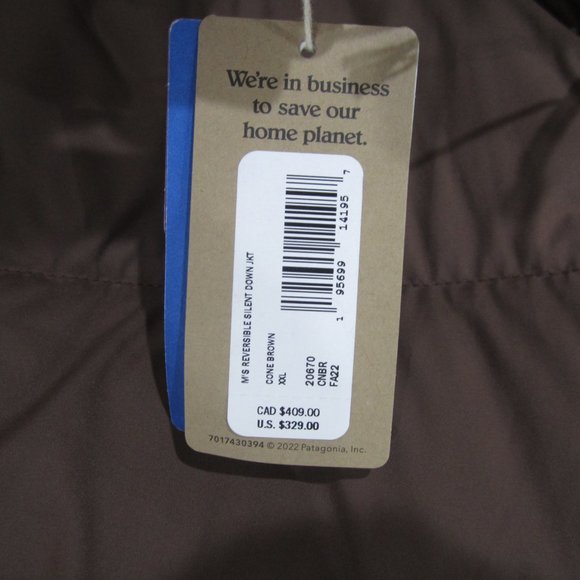 Patagonia XXL NEW Reversible Silent Down Jacket - Picture 2 of 12